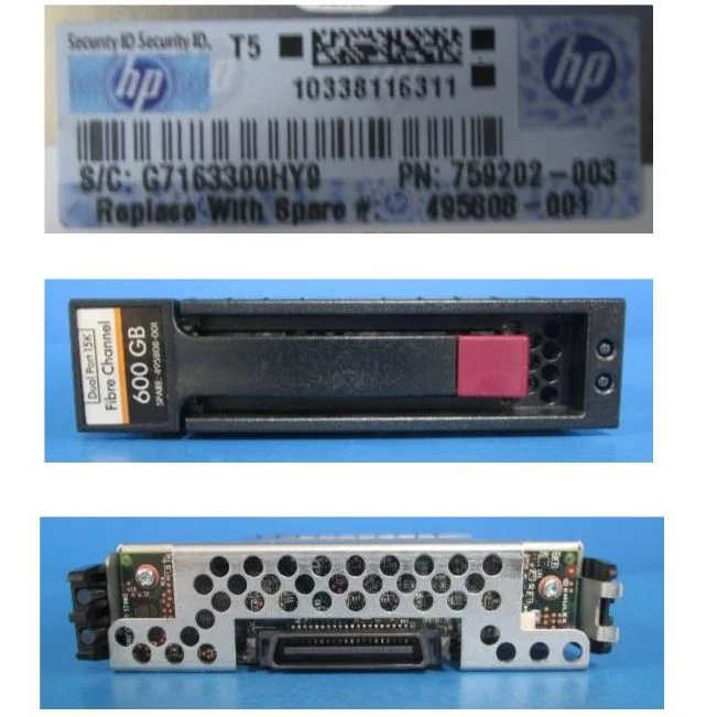 HP 495808-001 600GB 15000 RPM Fibre Channel 3.5" Internal Hard Drive