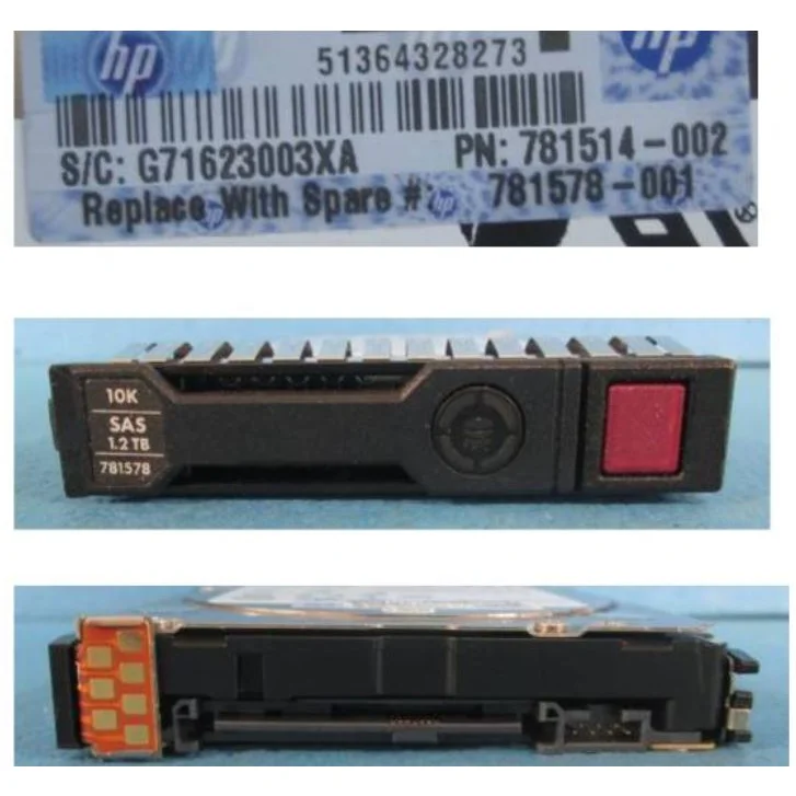 HP 1.2TB 12G SAS 10K rpm 2.5" SFF SC Enterprise Hard Drive 781578-001