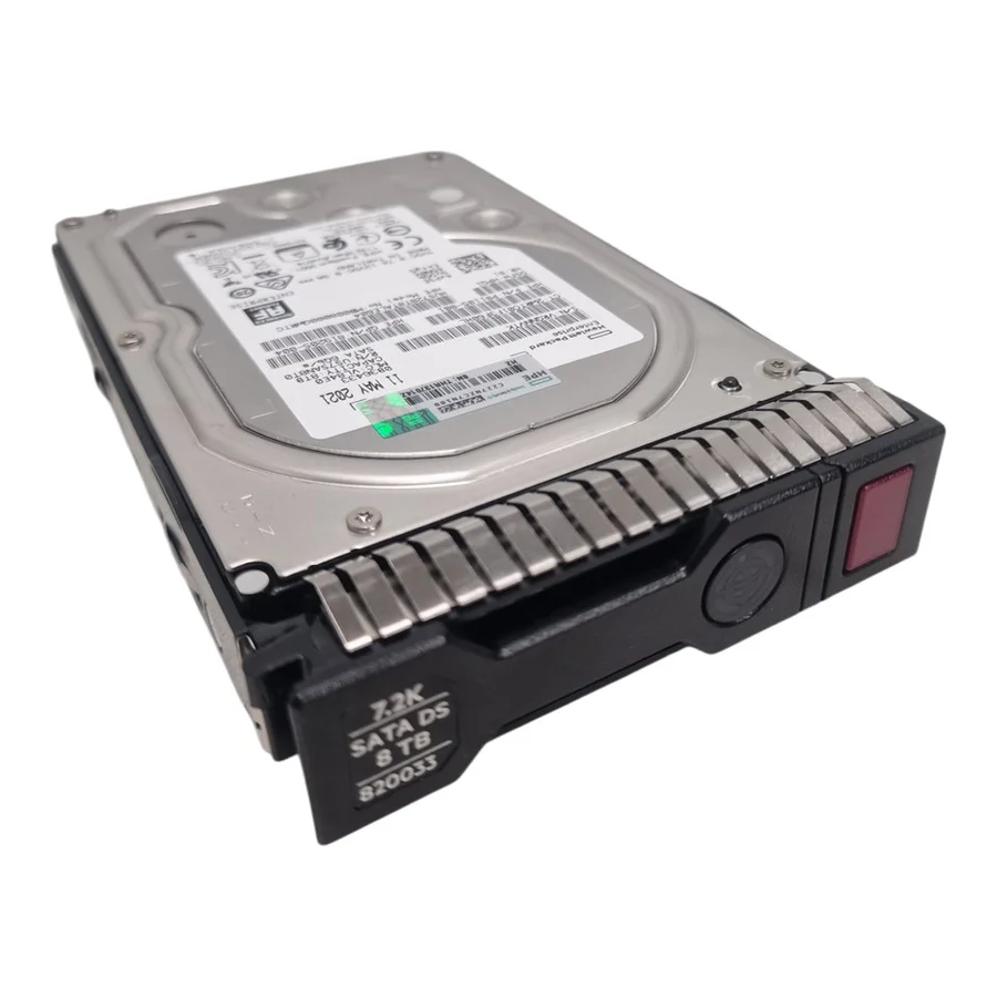 HPE 8TB 7200RPM SATA 6G LFF (3.5INCH) 512E SC MIDLINE HARD DRIVE 820033-001