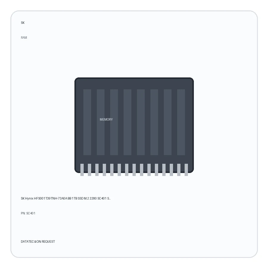 SK Hynix HFS001T39TNH-73A0A BB 1TB SSD M.2 2280 SC401 SATA NGFF Solid State Drive