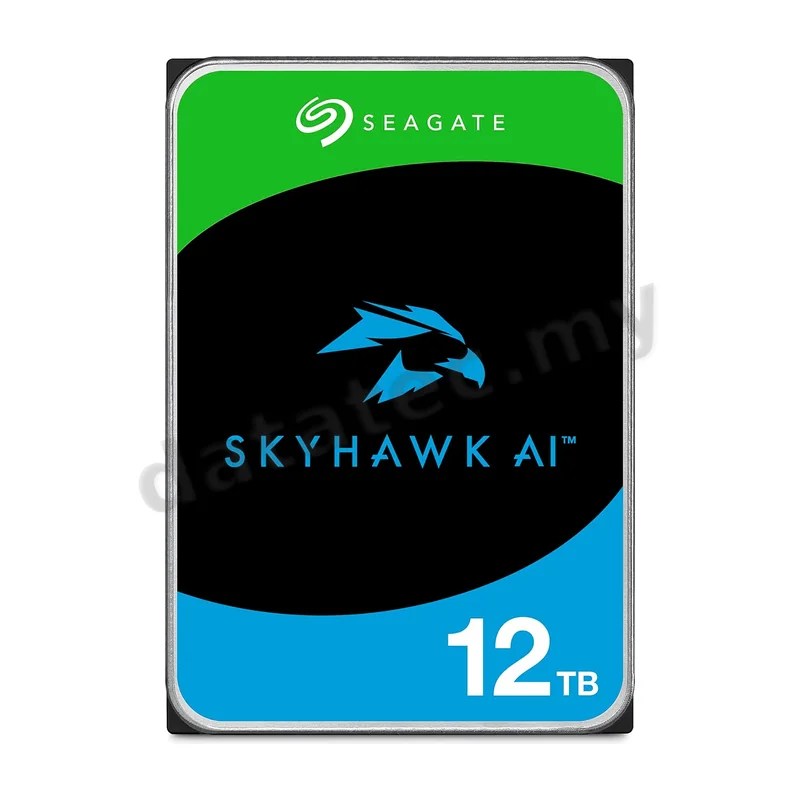 ST12000VE003 Seagate SkyHawk AI 12TB SATA 7200 RPM Internal Hard Drive, New | Malaysia